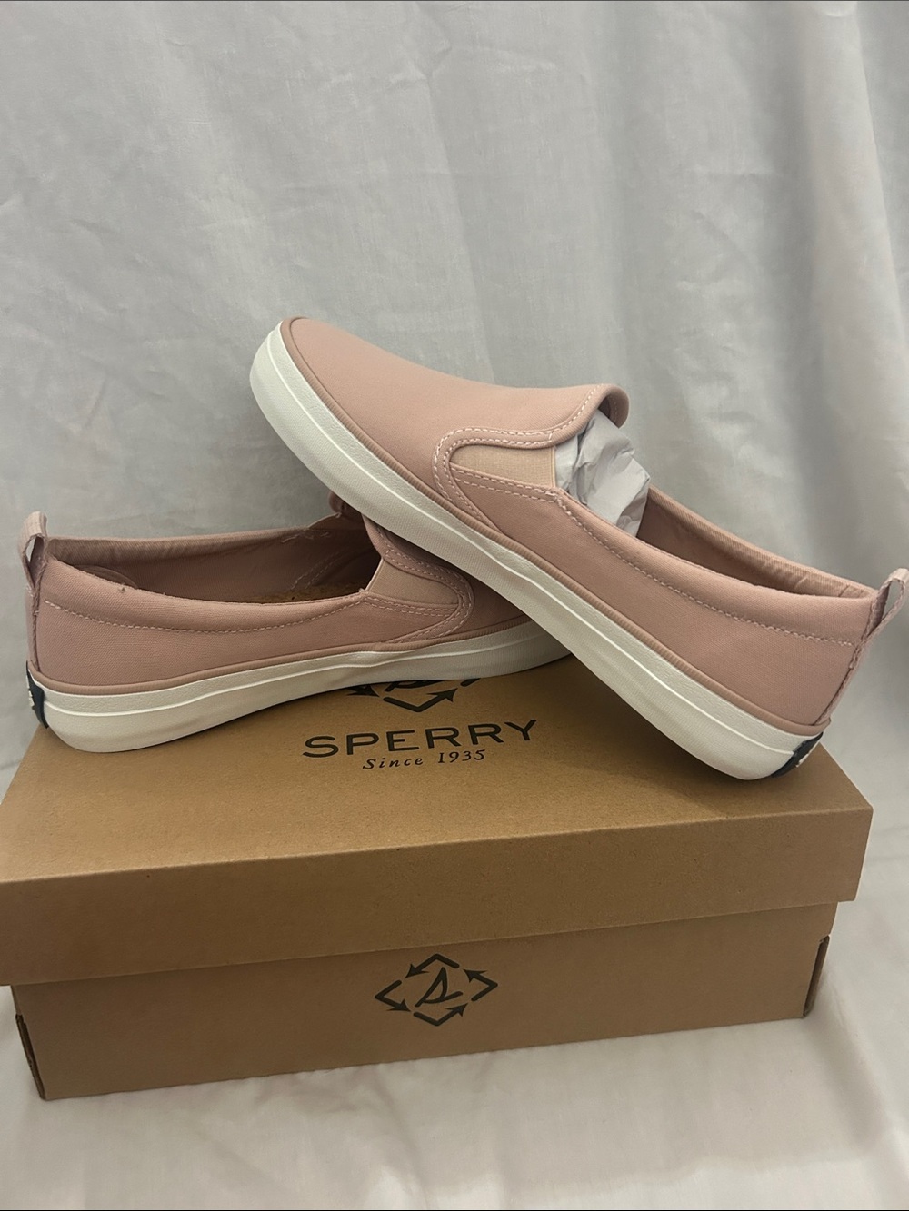 Sperry Women’s Slip-On Sneakers in Dusty Rose